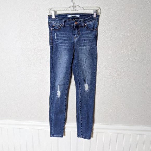 Celebrity Pink Denim - Celebrity Pink Mid Rise Ankle Skinny Stretch Jeans
